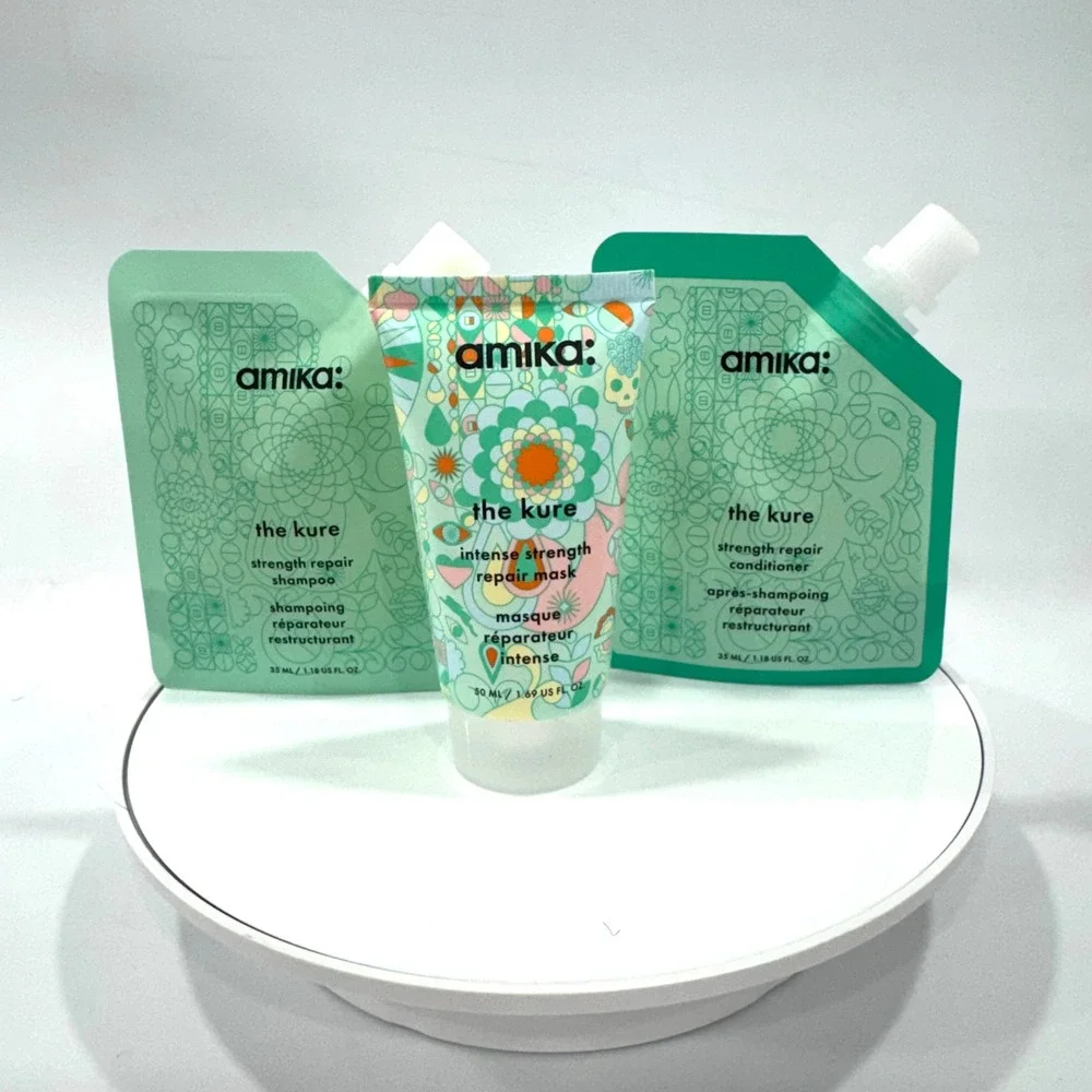 Amika The Kure Strength Repair Trial Set Shampoo Conditioner Mask Sephora New